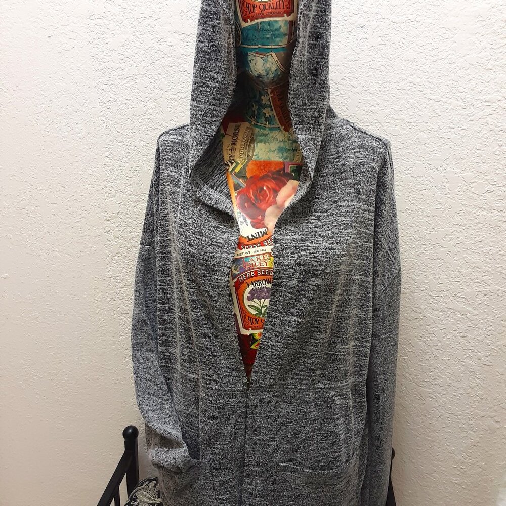 Mudd Cardigan Open Front Hoodie